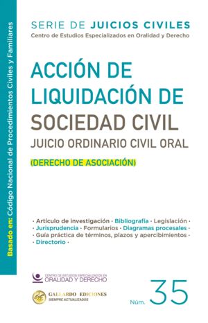 ACCION DE LIQUIDACION DE SOCIEDAD CIVIL JUICIO ORDINARIO CIVIL ORAL