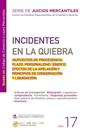 INCIDENTES EN LA QUIEBRA 2026   N�17