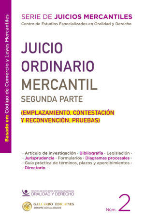 JUICIO ORDINARIO MERCANTIL SEGUNDA PARTE N 2