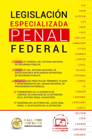 LEGISLACION PENAL FEDERAL ESPECIALIZADA 2025