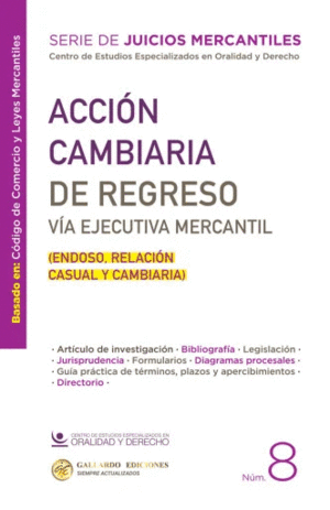 ACCION CAMBIARIA DE REGRESO VIA EJECUTIVA MERCANTIL
