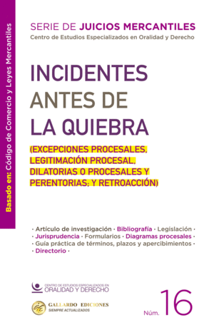 INCIDENTES ANTES DE LA QUIEBRA 2026   N�16