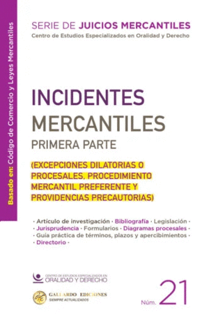 INCIDENTES MERCANTILES PRIMERA PARTE N� 21