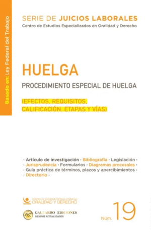 HUELGA. PROCEDIMIENTO ESPECIAL DE HUELGA N�19