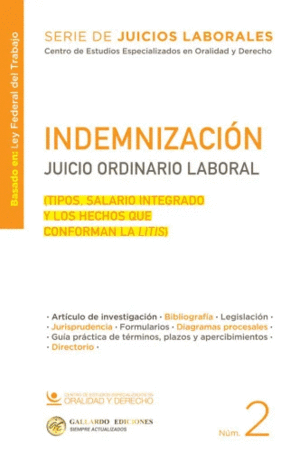 INDEMNIZACION JUICIO ORDINARIO LABORAL N� 2