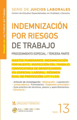 INDEMNIZACION POR RIESGOS DE TRABAJO 2026    TERCERA PARTE   N�13