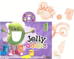 JELLY BEANS 1 STUDENTS BOOK C/CD Y STICKERS