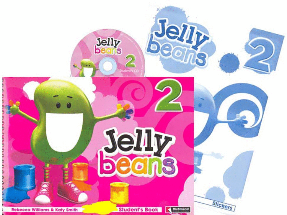 JELLY BEANS 2 STUDENTS BOOK C/CD Y STICKERS