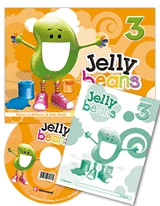 JELLY BEANS 3 STUDENTS BOOK WITH CD Y  Y STICKERS