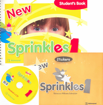 NEW SPRINKLES 1 STUDENTS BOOK WITH CD AND STICKERS