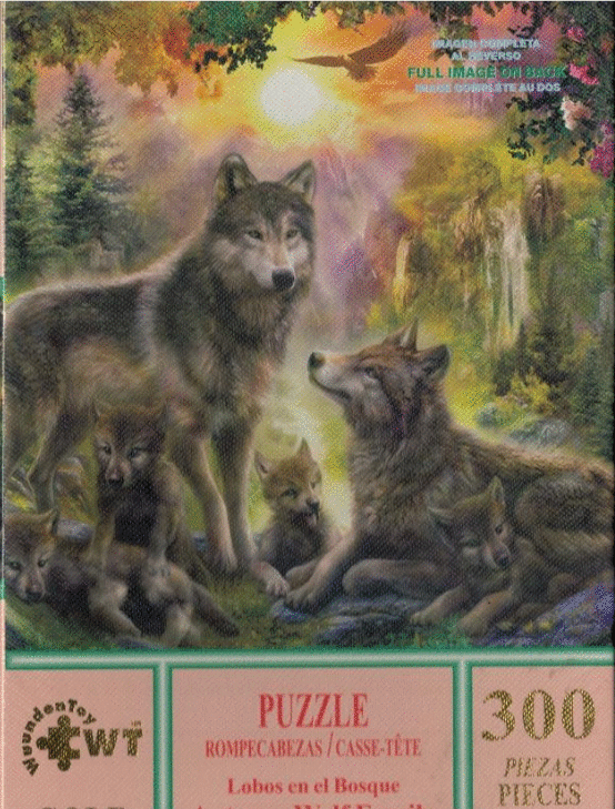 ROMPECABEZAS LOBOS EN EL BOSQUE  +12 MOD 0500-1