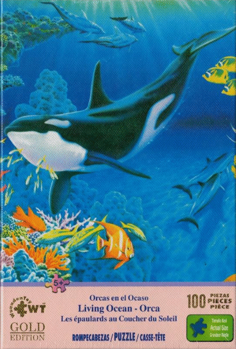 ROMPECABEZAS ORCAS EN EL OCASO  +12 MOD 0909