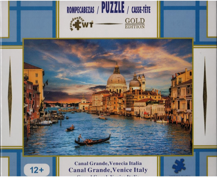 ROMPECABEZAS CANAL GRANDE VENECIA ITALIA +12 MOD 6629-34