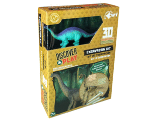 KIT DE EXCAVACION 3D BRACHIOSAURIO (MEDIANO)