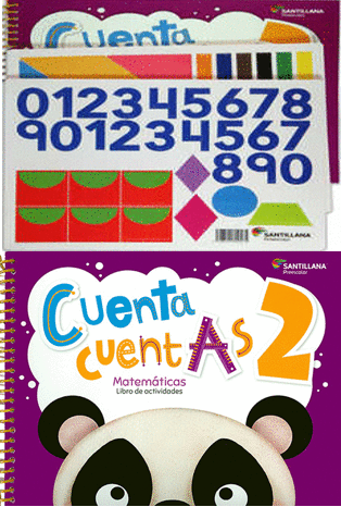 CUENTA CUENTAS MATEMATICAS 2 PREESCOLAR PACK C/DOS FOMIES