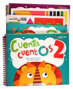 CUENTA CUENTOS  LECTOESCRITURA + LECTURA + MATEMATICAS 2 PREESCOLAR C/DOS FOMIES