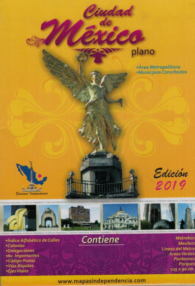 CIUDAD DE MEXICO PLANO (AMARILLO)