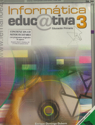 INFORMATICA EDUCATIVA 3 PRIMARIA CON CD