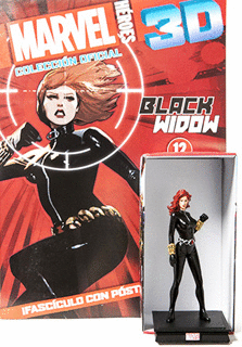 BLACK WIDOW MARVEL HEROES 3D