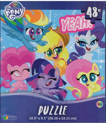 ROMPECABEZAS MU LITTLE PONY YEAH 48 PIEZAS + 4