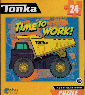 ROMPECABEZA TONKA TIME TO WORK  24 PIEZAS +3