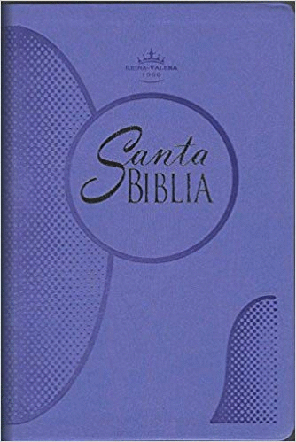 SANTA BIBLIA REINA VALERA 1960 MALVA IMITACION PIEL ORILLA MORADA