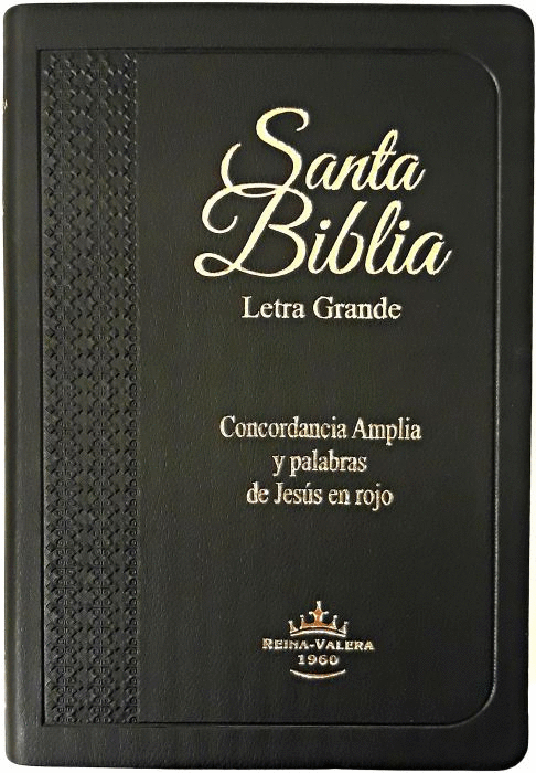 SANTA BIBLIA REINA VALERA 1960 LETRA GRANDE NEGRO CON INDICE