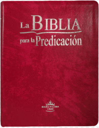 SANTA BIBLIA REINA VALERA 1960 PARA LA PREDICACION PURPURA  LETRA GRANDE CON INDICE