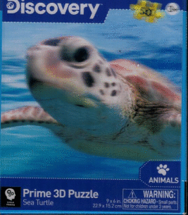 ROMPECABEZA DISCOVERY TORTUGA 50 PIEZAS + 3