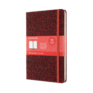 LIBRETA BLEND GRANDE ROJA HOJA RAYADA (PASTA DURA)