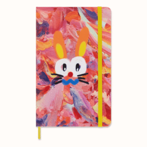 LIBRETA A�O DEL CONEJO GRANDE ROSA HOJA RAYADA (PASTA DURA)