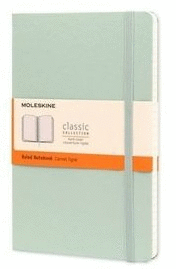 LIBRETA CLASSIC GRANDE VERDE MENTA (PASTA DURA)