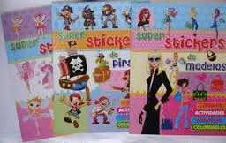 SUPER STICKERS DE MODELOS-DE PIRATAS-DE BAILARINAS