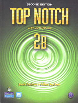 TOP NOTCH 2B STUDENT BOOK WITH ACTIVEBOOK WITH CD