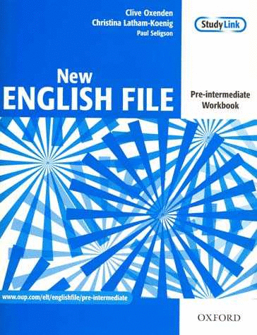 NEW ENGLISH FILE PRE INTERMEDIATE WORKBOOK