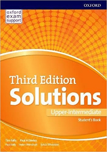 SOLUTIONS UPPER INTERMEDIATE STUDENTS BOOK WITH ONLINE