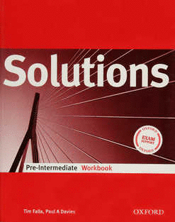 SOLUTIONS PRE INTERMEDIATE WORKBOOK WITH CD