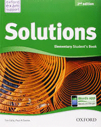 SOLUTIONS ELEMENTARY STUDENTS BOOK