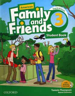AMERICAN FAMILY AND FRIENDS 3 STUDENT BOOK WHITH DIGITAL PACKAGE