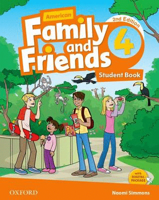 AMERICAN FAMILY AND FRIENDS 4 STUDENT BOOK WHITH DIGITAL PACKAGE