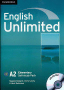 ENGLISH UNLIMITED A2 ELEMENTARY WORKBOOK C/CD