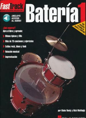 FAST TRACK BATERIA 1 CON CD