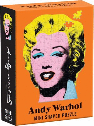 ROMPECABEZAS ANDY WARHOL MINI SHAPED PUZZLE MARILYN (100 PZAS)