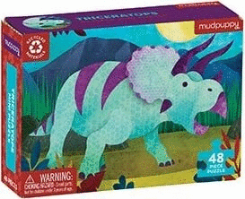 MINI ROMPECABEZAS TRICERATOPS (48 PIEZAS)