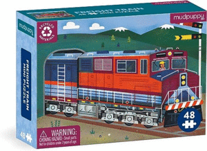 MINI ROMPECABEZAS FREIGHT TRAIN DE 48 PIEZAS
