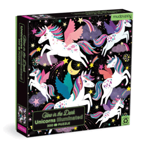 ROMPECABEZAS UNICORNS ILLUMINATED GLOW IN THE DARK ( 300 PIEZAS)