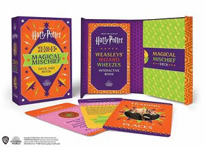 HARRY POTTER WEASLEY & WEASLEY MAGICAL MISCHIEF DECK AND BOOK (40 CARTAS)