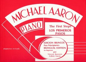 MICHAEL AARON LOS PRIMEROS PASOS PIANO BILINGUE