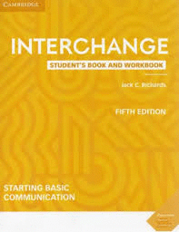 INTERCHANGE STARTING BASIC COMMUNICATION STUDENTS BOOK AND WORKBOOK