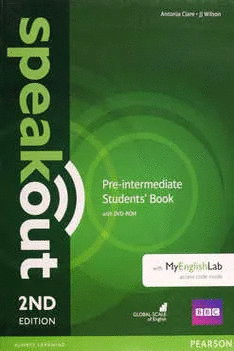 SPEAKOUT PRE INTERMEDIATE STUDENTS BOOK WITH DVD ROM + MYENGLISHLAB